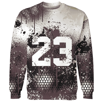 Burgundy-Crush-3s-Sweatshirt-Match-23-Painted-Graffiti