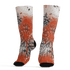 Georgia Peach 3s Socks Match 23 Painted Graffiti - NastyJamz