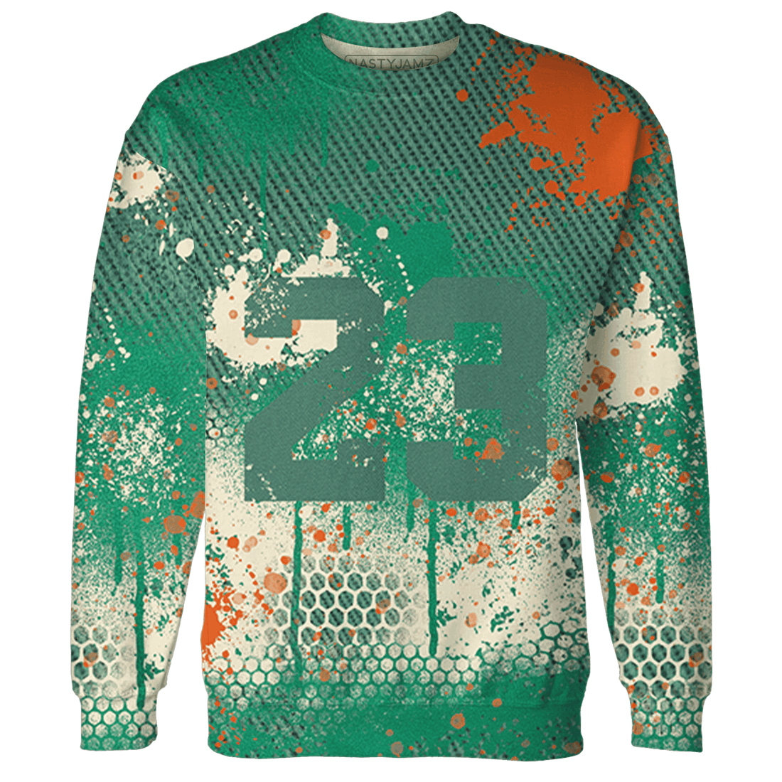 Nina CN Abney 3s Sweatshirt Match 23 Painted Graffiti - NastyJamz
