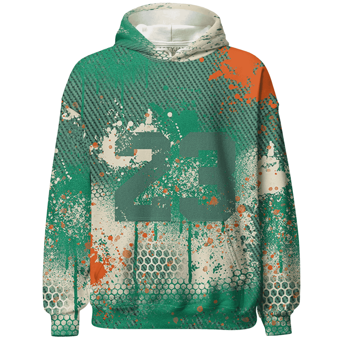 Nina CN Abney 3s Hoodie Match 23 Painted Graffiti - NastyJamz