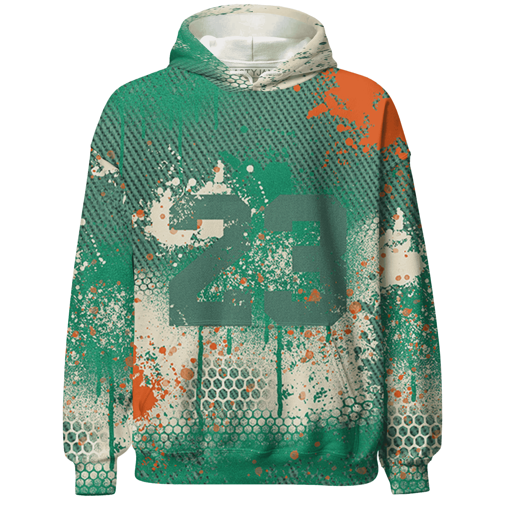 Nina CN Abney 3s Hoodie Match 23 Painted Graffiti - NastyJamz