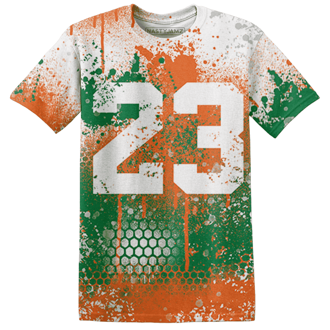 MAM Hurricanes 5s T Shirt Match 23 Painted Graffiti - NastyJamz