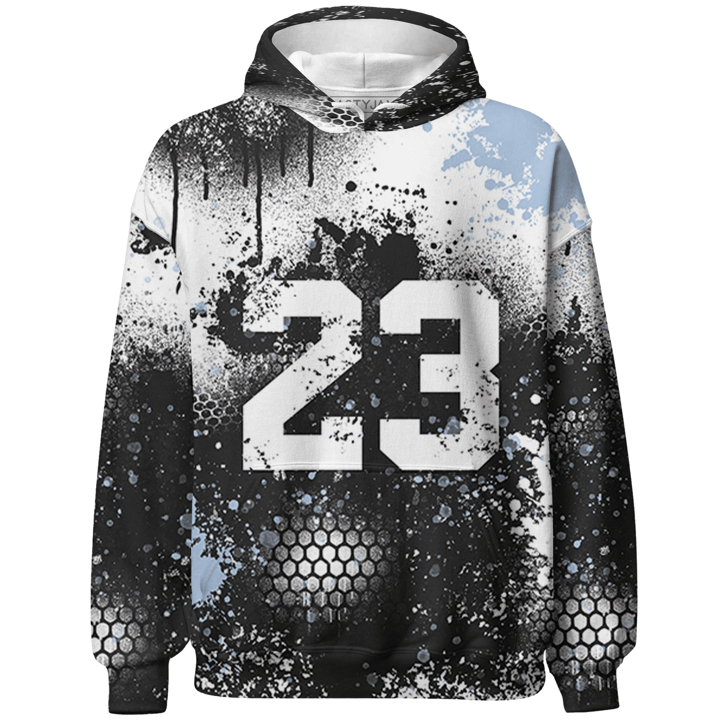 Reverse Oreo 6s Hoodie Match 23 Painted Graffiti - NastyJamz