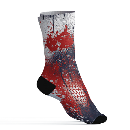 White-Navy-6s-Socks-Match-23-Painted-Graffiti