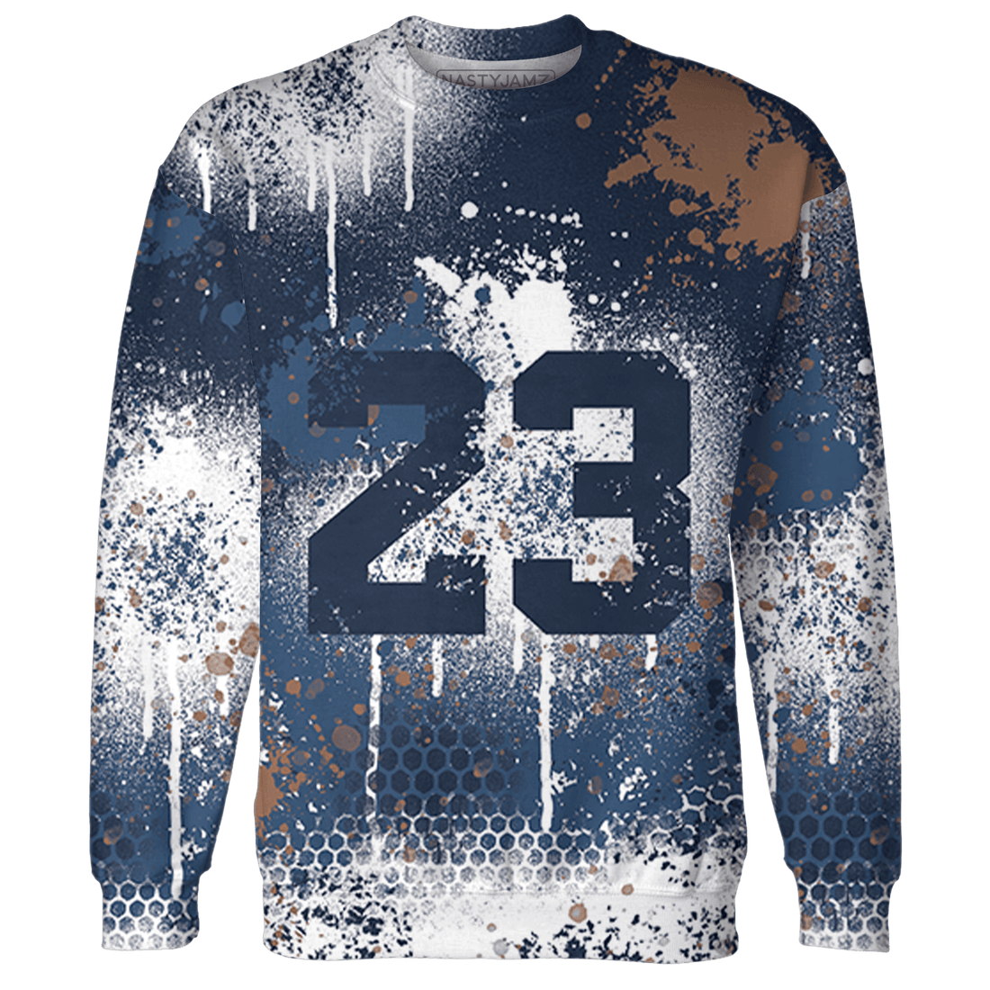 AM 1 86 Jackie RBS Hoodie Match 23 Painted Graffiti - NastyJamz