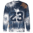 AM 1 86 Jackie RBS Hoodie Match 23 Painted Graffiti - NastyJamz