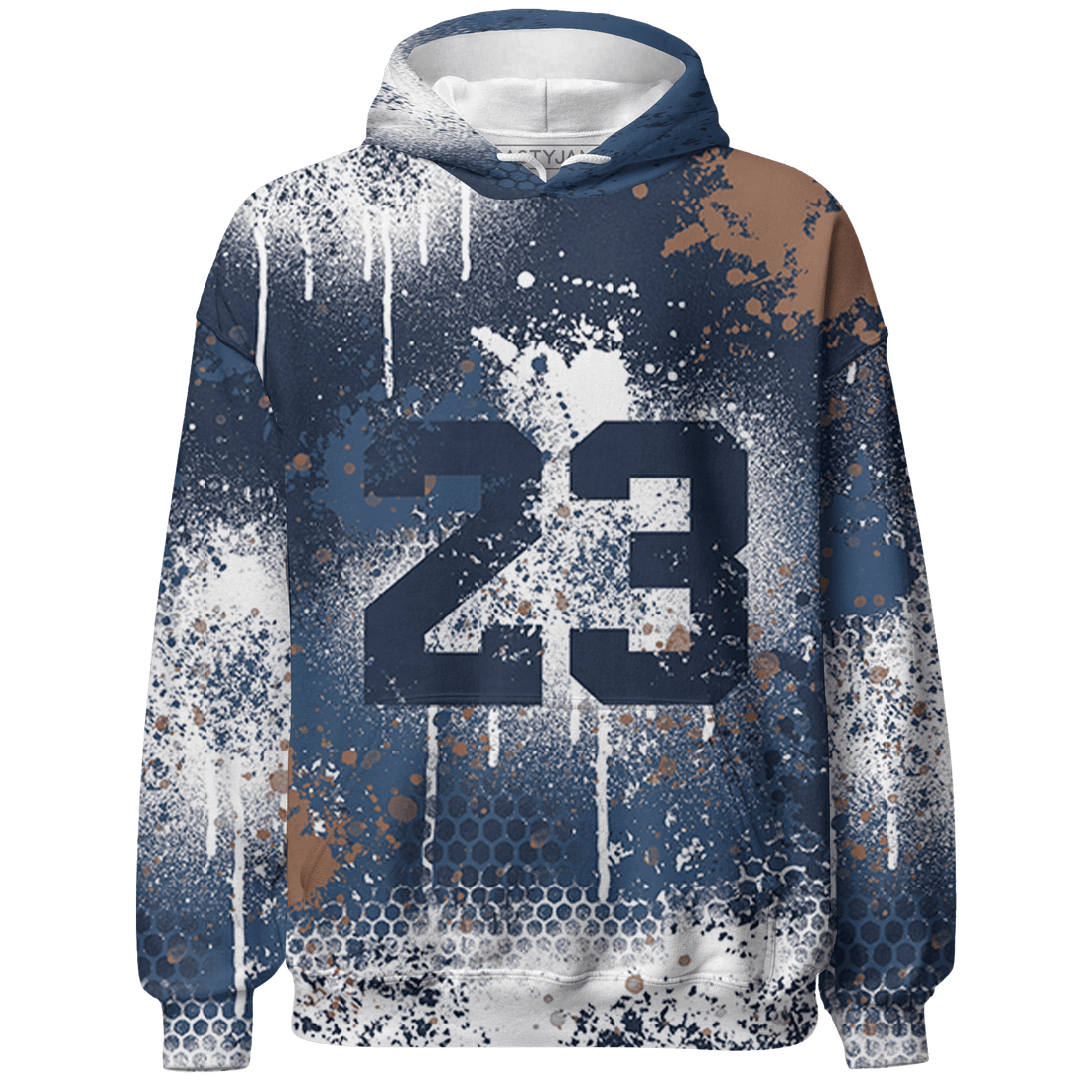 AM 1 86 Jackie RBS Sweatshirt Match 23 Painted Graffiti - NastyJamz