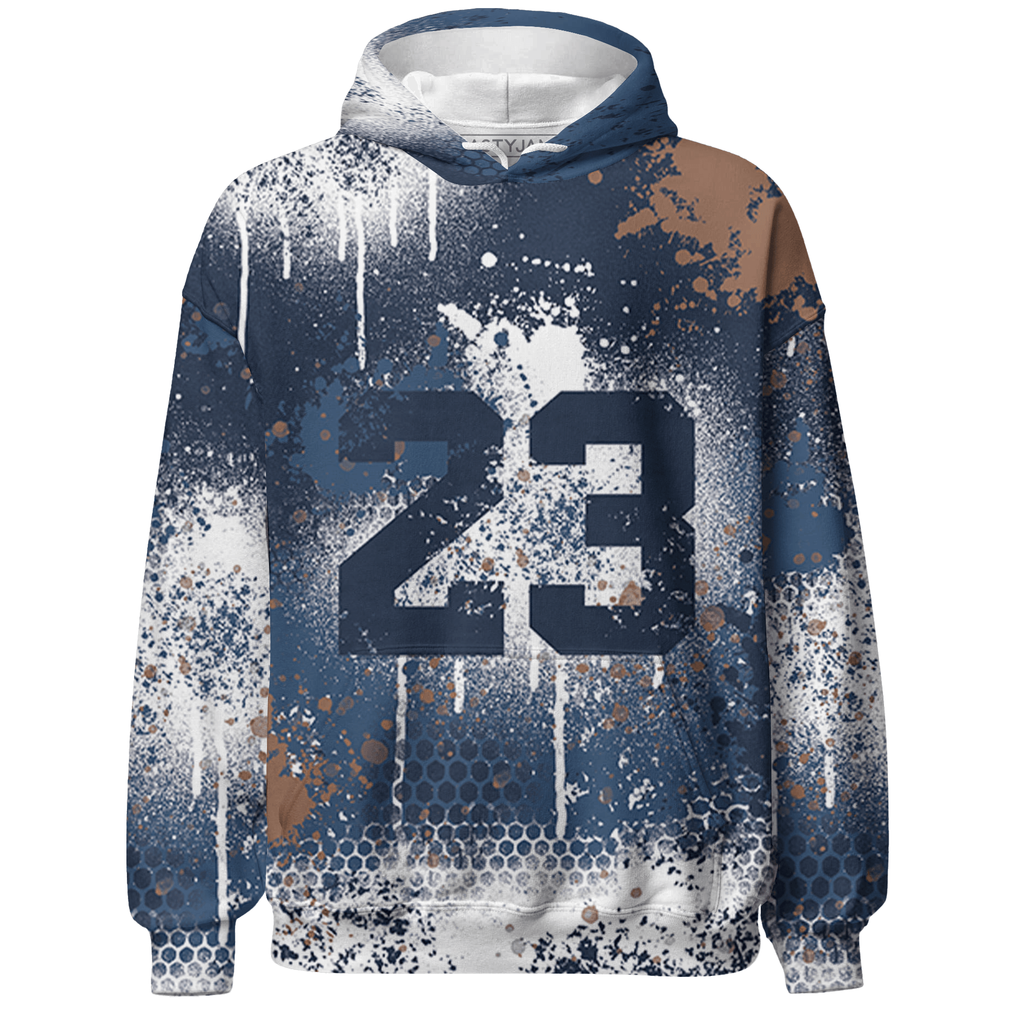 AM 1 86 Jackie RBS Sweatshirt Match 23 Painted Graffiti - NastyJamz