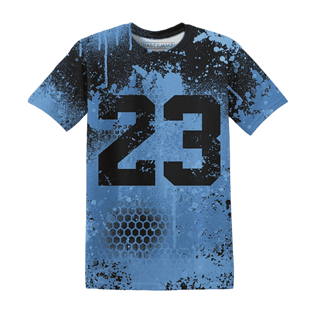 AM-Plus-Black-Univercitii-Blue-T-Shirt-Match-23-Painted-Graffiti