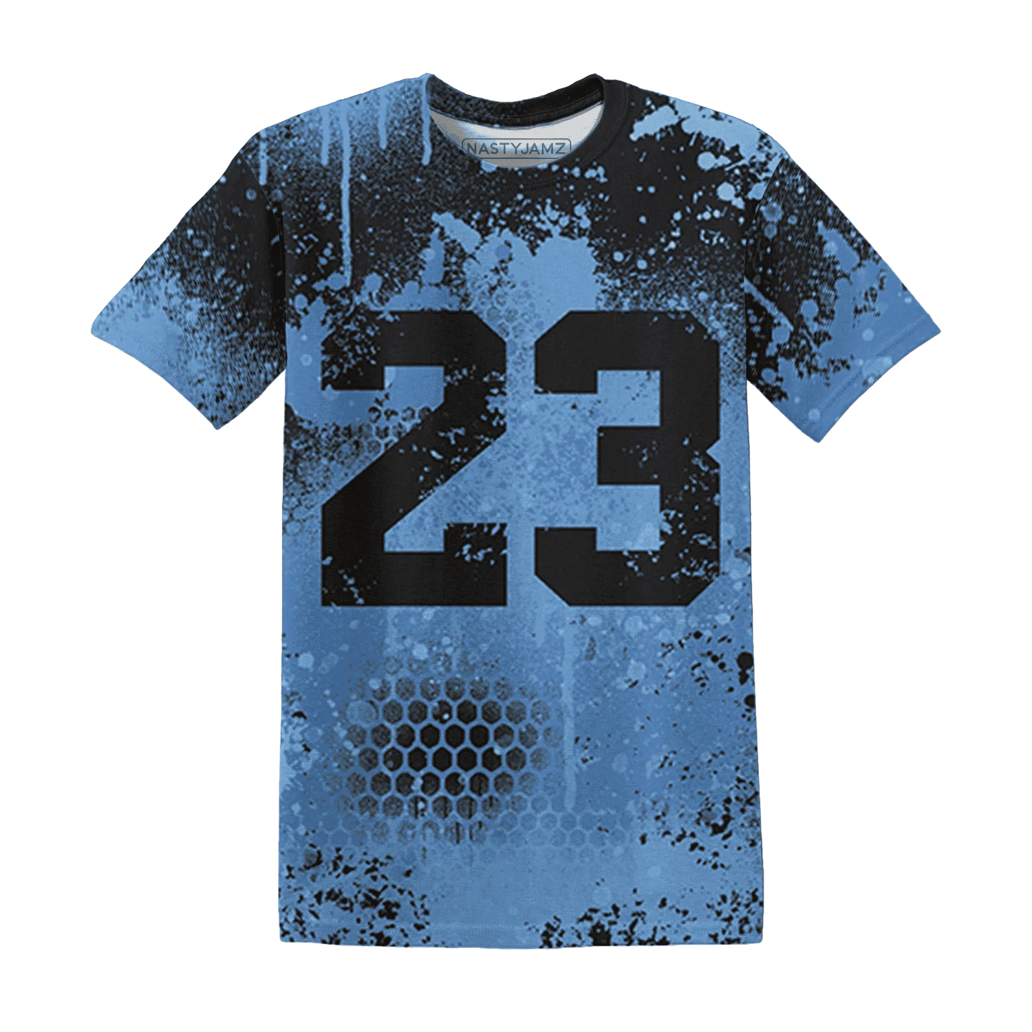 AM-Plus-Black-Univercitii-Blue-T-Shirt-Match-23-Painted-Graffiti