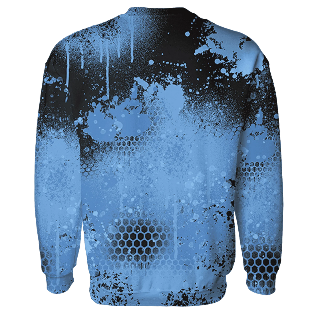 AM-Plus-Black-Univercitii-Blue-Sweatshirt-Match-23-Painted-Graffiti