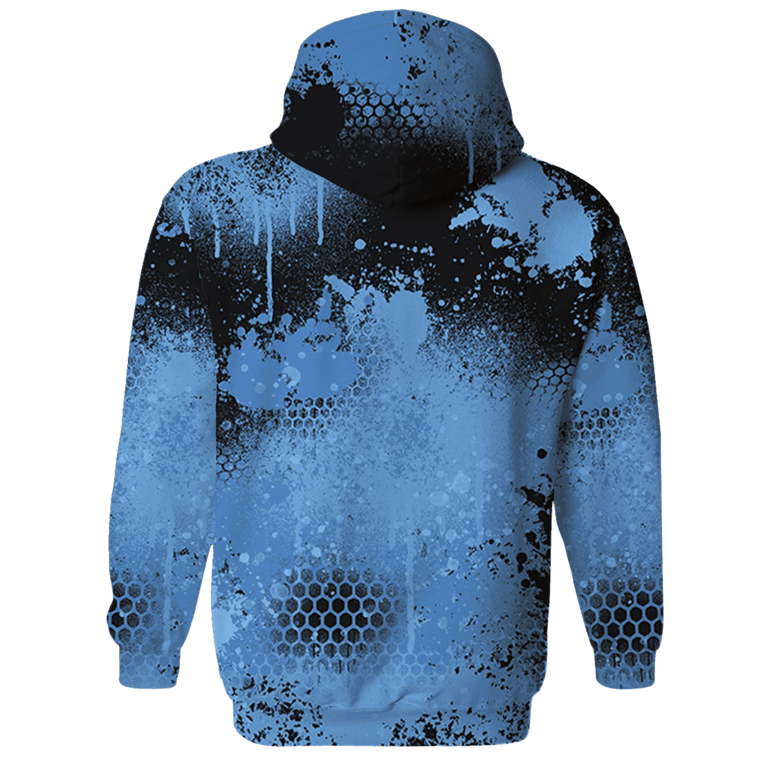AM-Plus-Black-Univercitii-Blue-Hoodie-Match-23-Painted-Graffiti