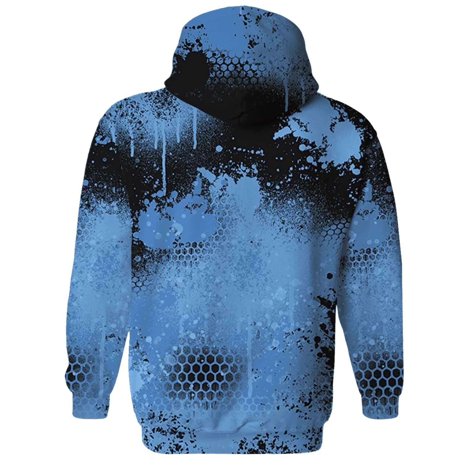 AM-Plus-Black-Univercitii-Blue-Hoodie-Match-23-Painted-Graffiti