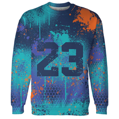 AM-Plus-Drift-Midnight-Navy-Total-Orange-Dusty-Cactus-Sweatshirt-Match-23-Painted-Graffiti