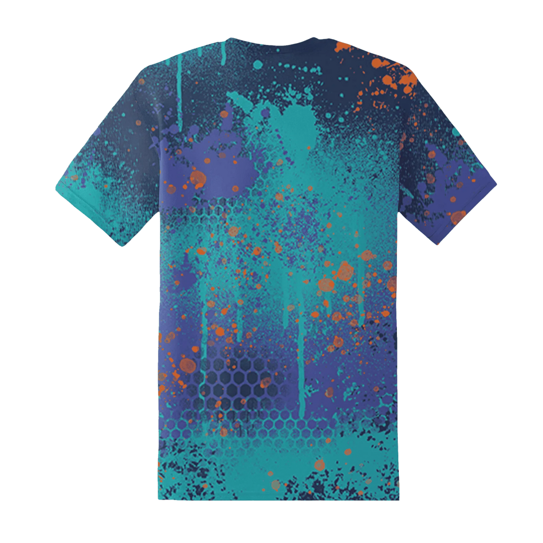 AM-Plus-Drift-Midnight-Navy-Total-Orange-Dusty-Cactus-T-Shirt-Match-23-Painted-Graffiti