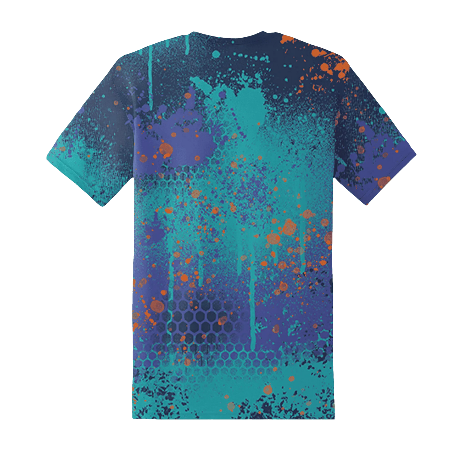 AM-Plus-Drift-Midnight-Navy-Total-Orange-Dusty-Cactus-T-Shirt-Match-23-Painted-Graffiti