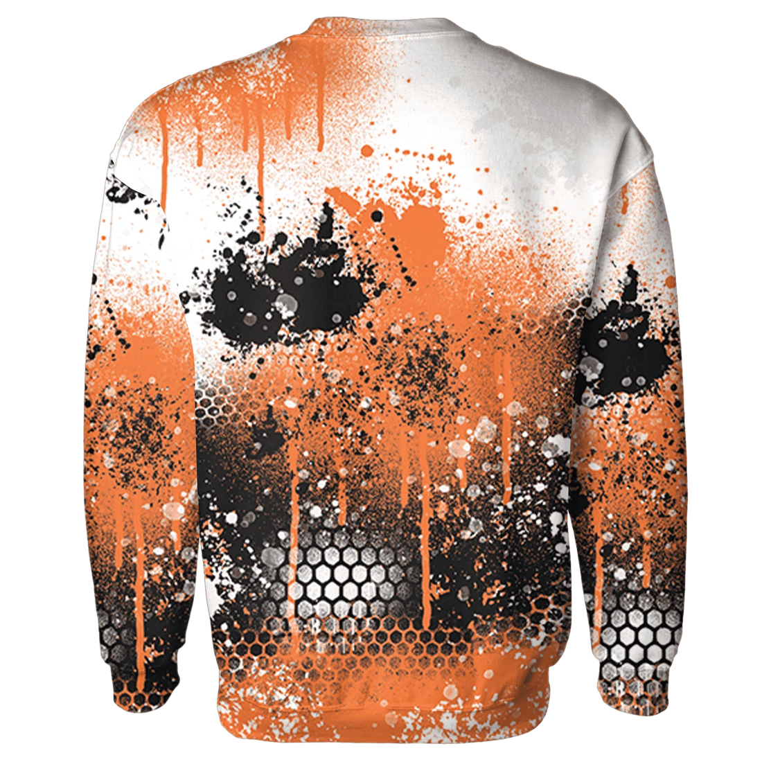 AM-TW-White-Orange-Sweatshirt-Match-23-Painted-Graffiti