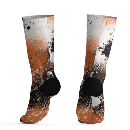 AM-TW-White-Orange-Socks-Match-23-Painted-Graffiti