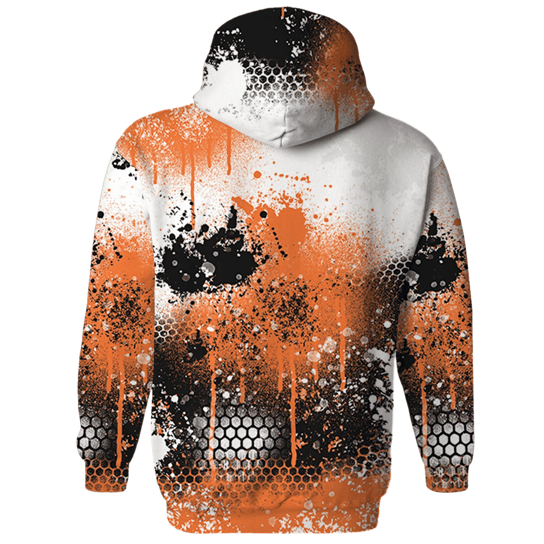 AM-TW-White-Orange-Hoodie-Match-23-Painted-Graffiti