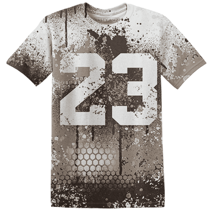 Dunk Low Baroque Brown T Shirt Match 23 Painted Graffiti - NastyJamz