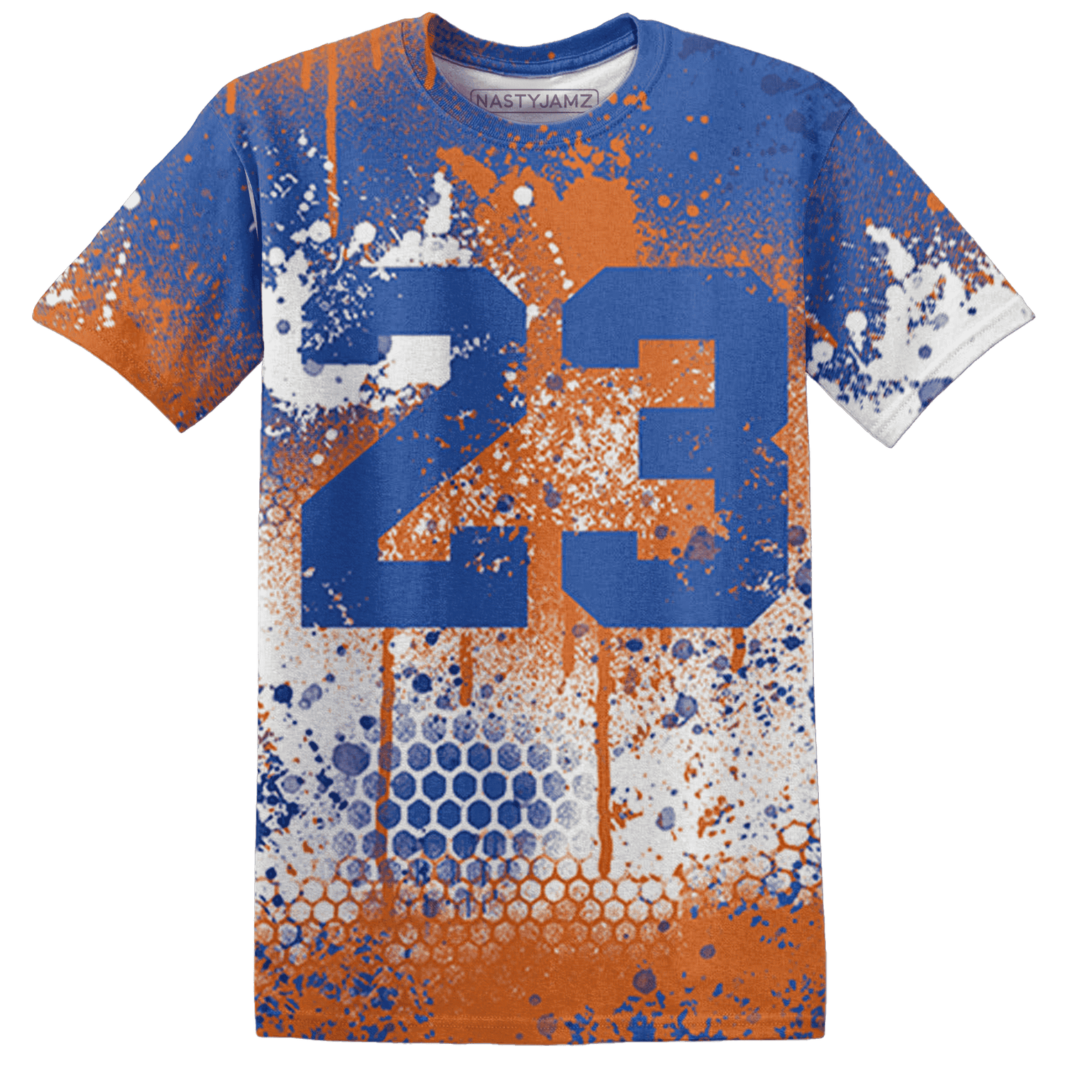 Dunk Low Knicks T Shirt Match 23 Painted Graffiti - NastyJamz