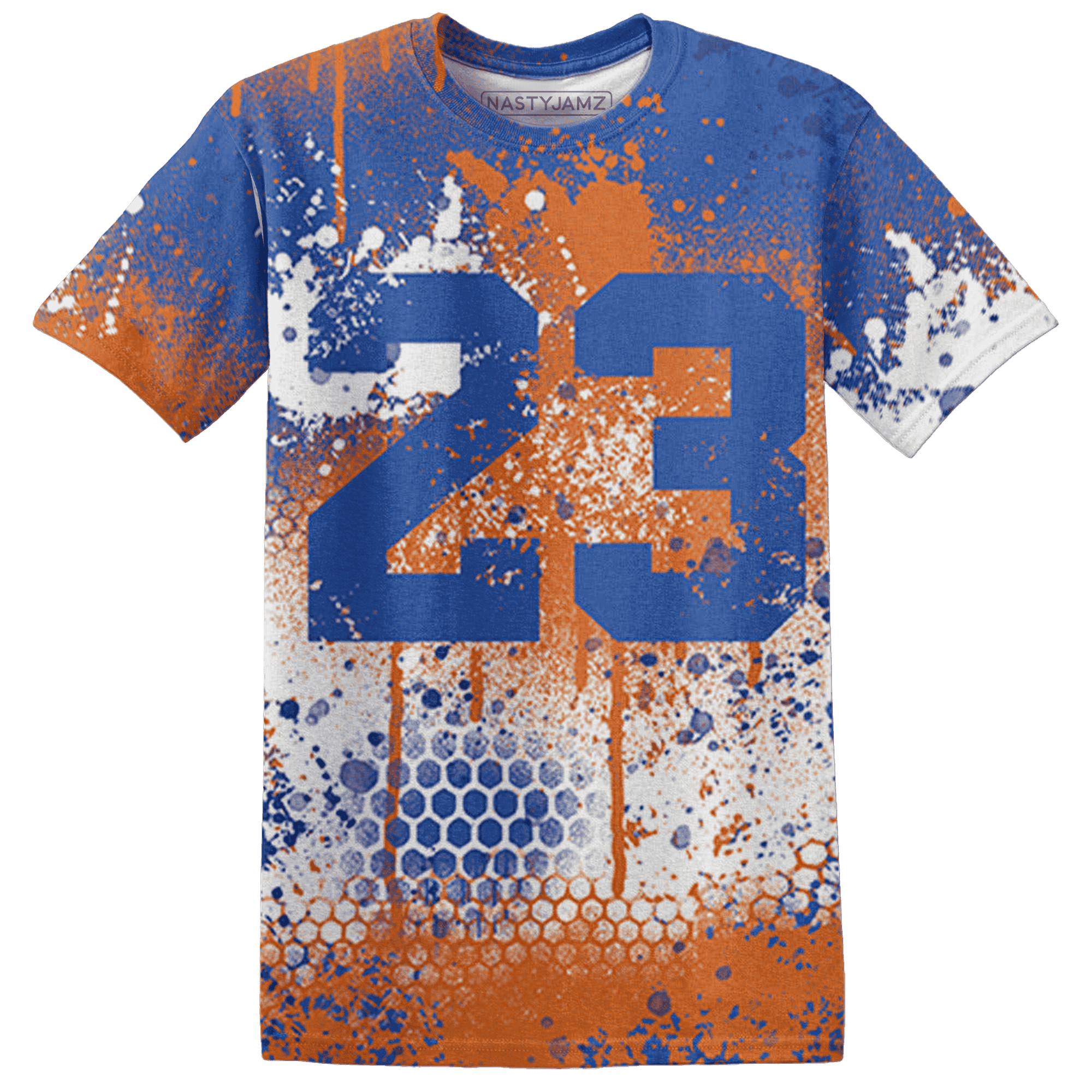 Dunk Low Knicks T Shirt Match 23 Painted Graffiti - NastyJamz