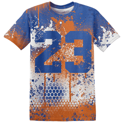 Dunk Low Knicks T Shirt Match 23 Painted Graffiti - NastyJamz