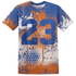 Dunk Low Knicks T Shirt Match 23 Painted Graffiti - NastyJamz