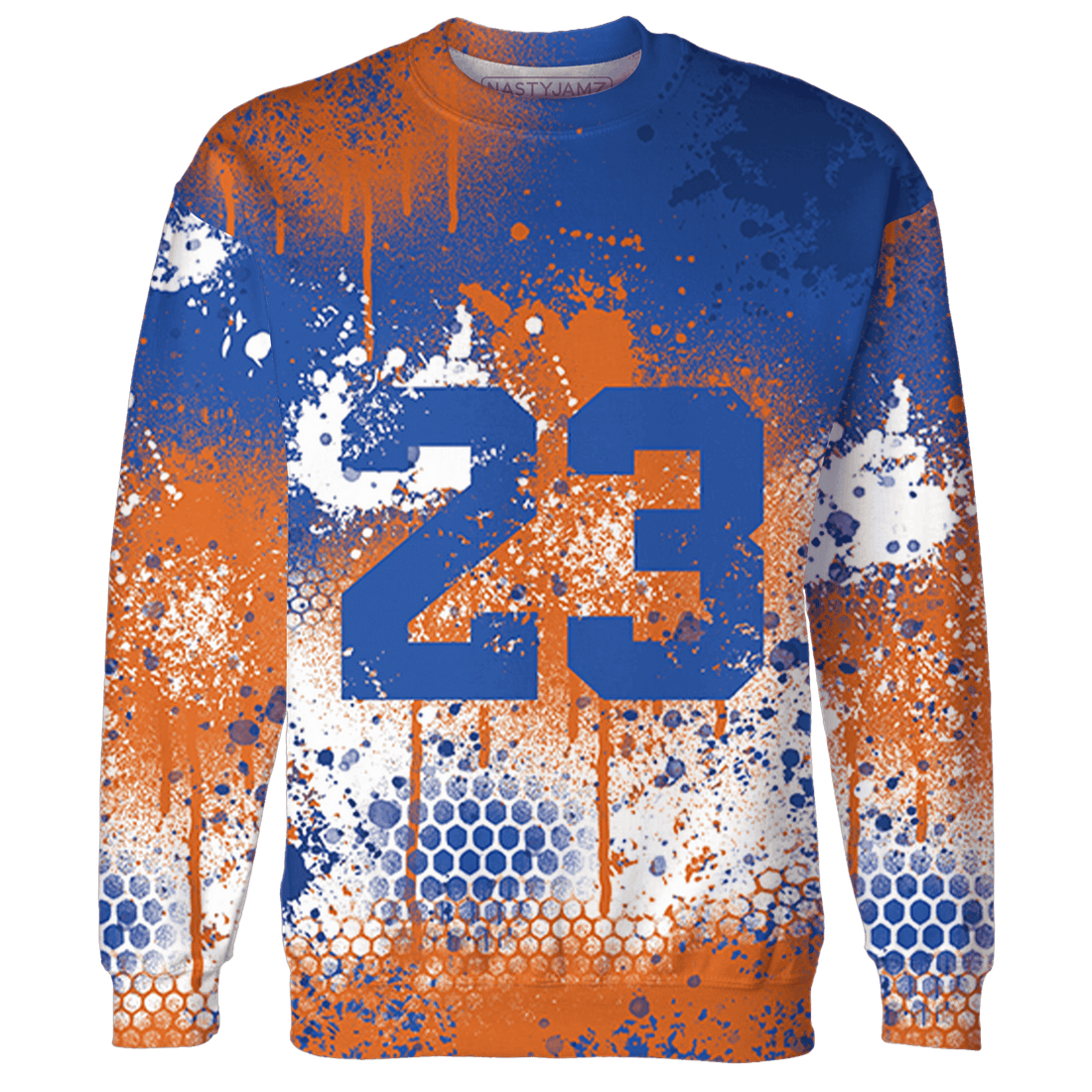 Dunk Low Knicks Sweatshirt Match 23 Painted Graffiti - NastyJamz