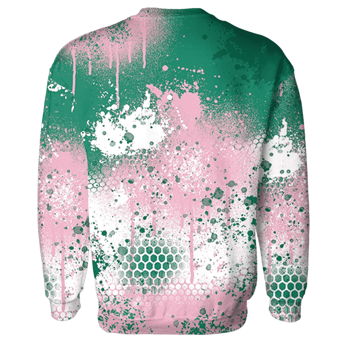 Dunk-Pink-Malachite-Medium-Soft-Low-Sail-Sweatshirt-Match-23-Painted-Graffiti