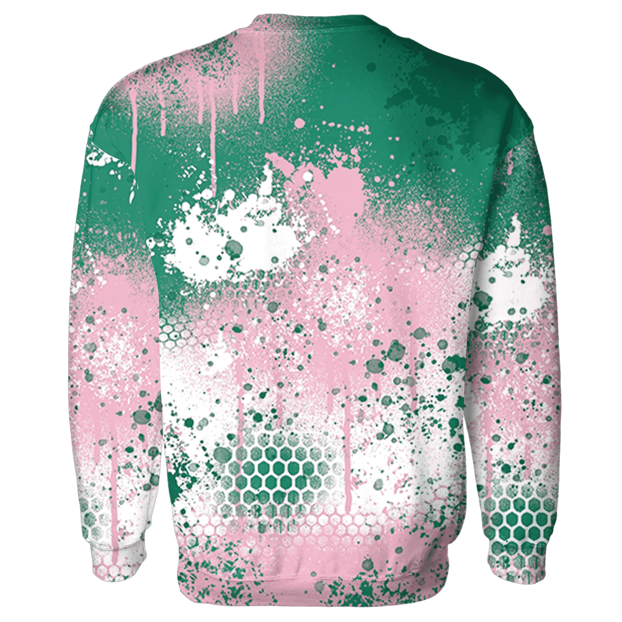 Dunk-Pink-Malachite-Medium-Soft-Low-Sail-Sweatshirt-Match-23-Painted-Graffiti
