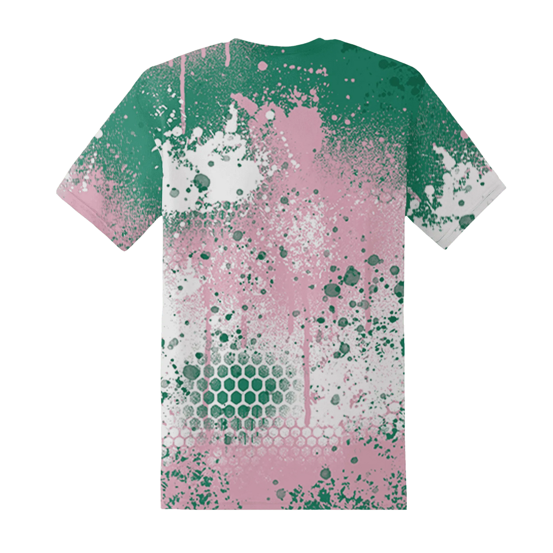 Dunk-Pink-Malachite-Medium-Soft-Low-Sail-T-Shirt-Match-23-Painted-Graffiti