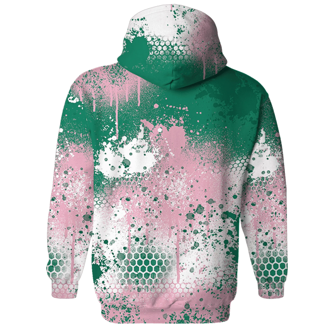 Dunk-Pink-Malachite-Medium-Soft-Low-Sail-Hoodie-Match-23-Painted-Graffiti