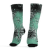 Green Glow 3s Socks Match 23 Painted Graffiti - NastyJamz
