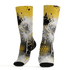 Yellow Ochre 6s Socks Match 23 Painted Graffiti - NastyJamz