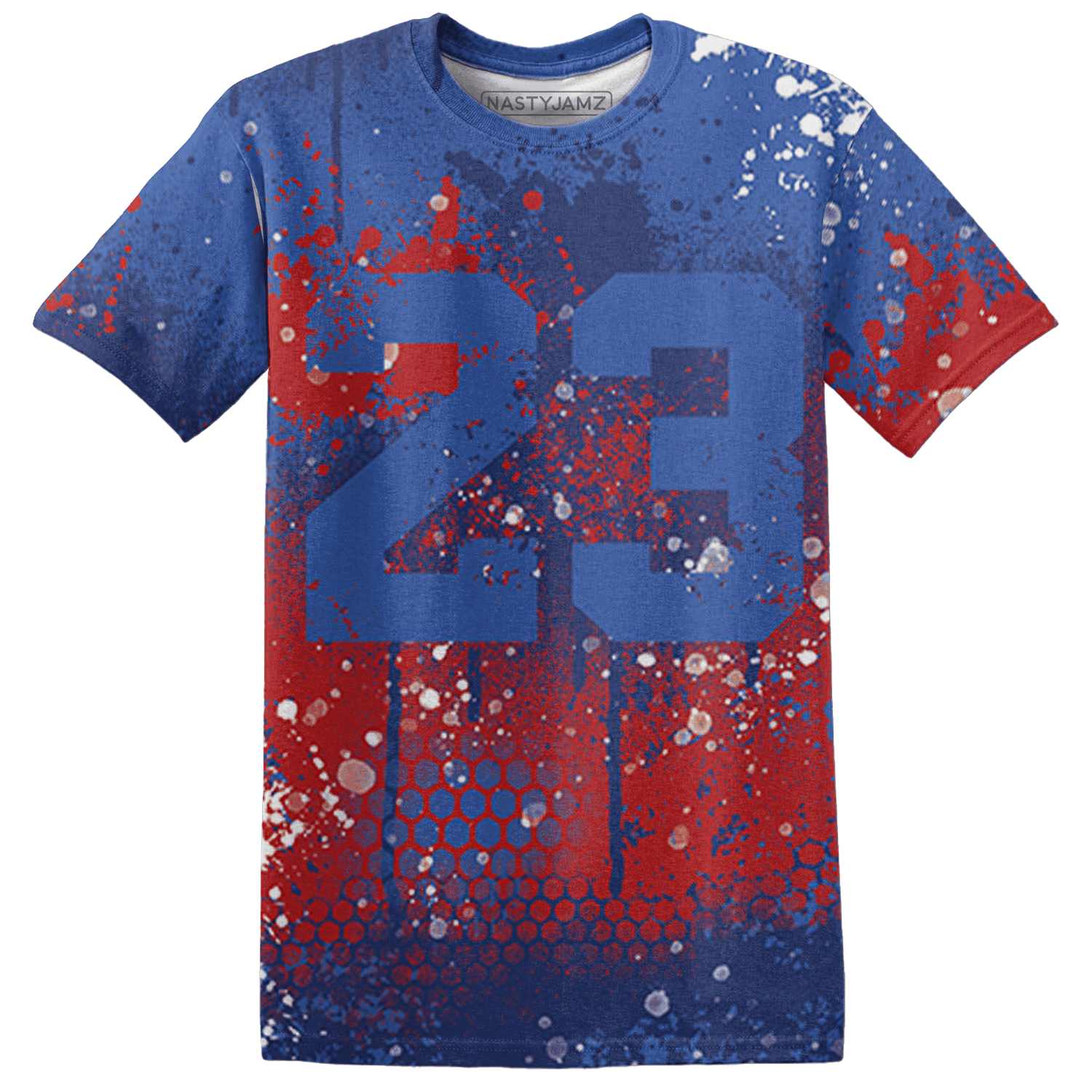 KB 4 Protro Philly T Shirt Match 23 Painted Graffiti - NastyJamz