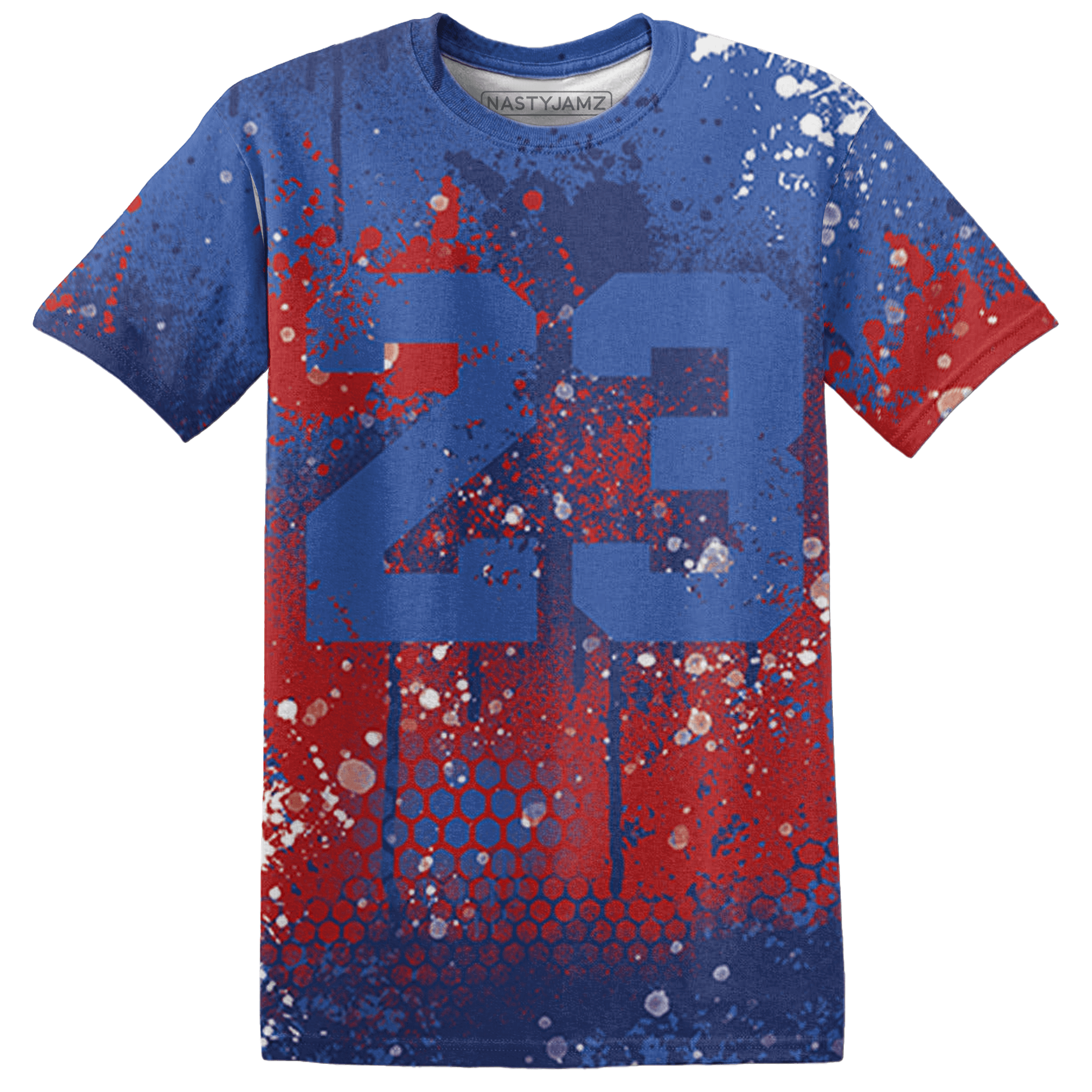 KB 4 Protro Philly T Shirt Match 23 Painted Graffiti - NastyJamz