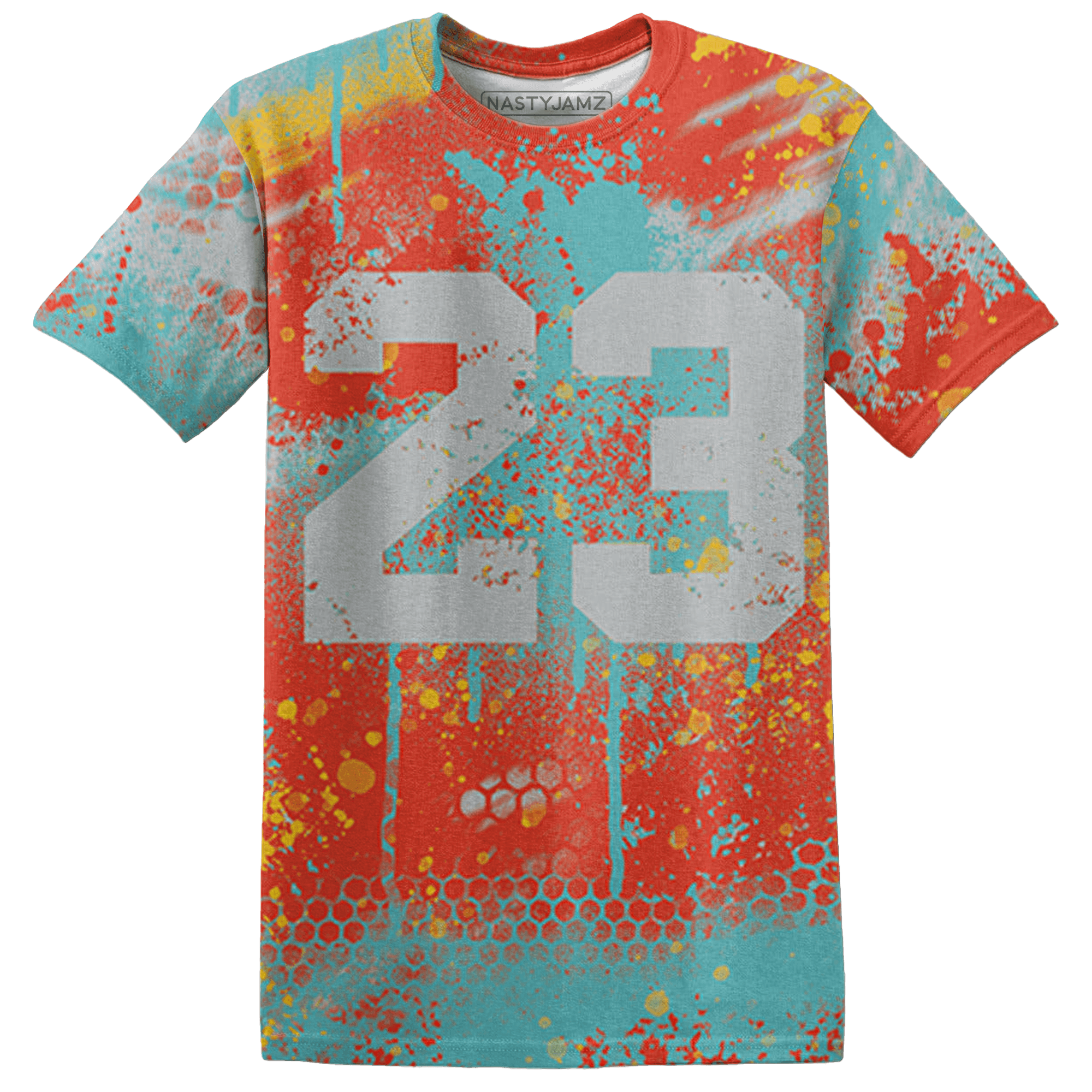 KB 8 Protro Venice Beach T Shirt Match 23 Painted Graffiti - NastyJamz