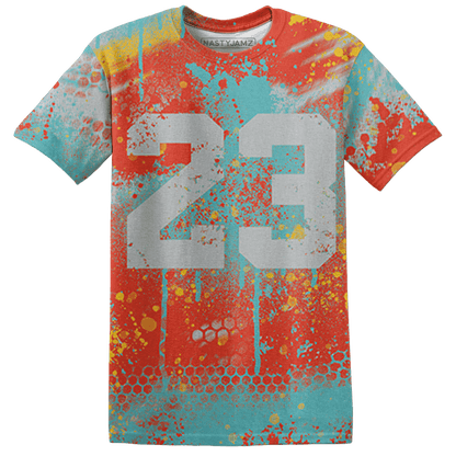 KB 8 Protro Venice Beach T Shirt Match 23 Painted Graffiti - NastyJamz