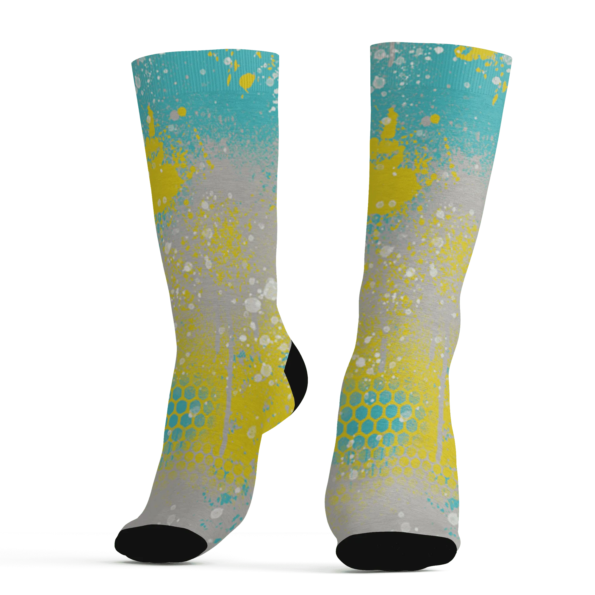 NBL-Cyan-Burst-9060-Socks-Match-23-Painted-Graffiti