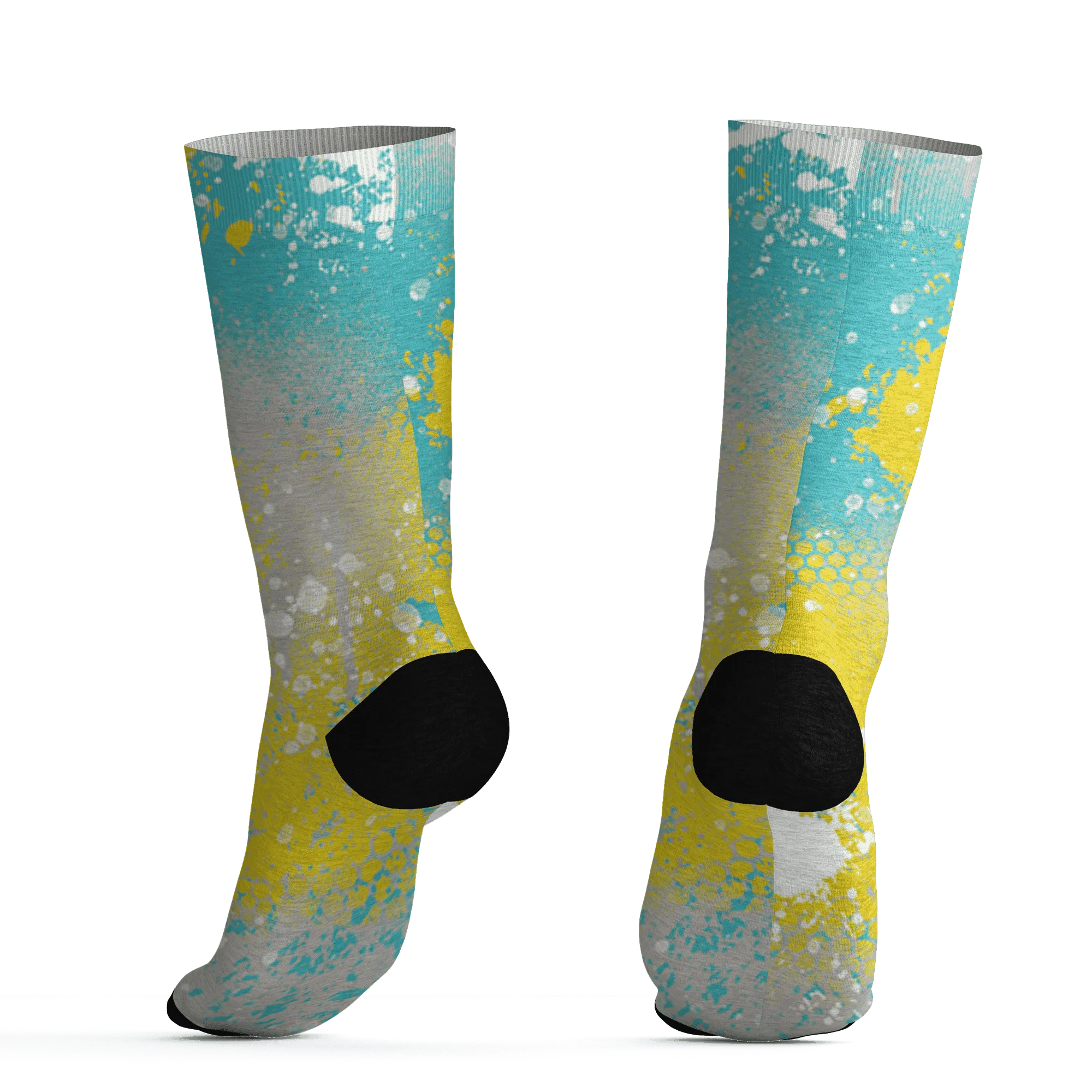 NBL-Cyan-Burst-9060-Socks-Match-23-Painted-Graffiti