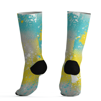 NBL-Cyan-Burst-9060-Socks-Match-23-Painted-Graffiti