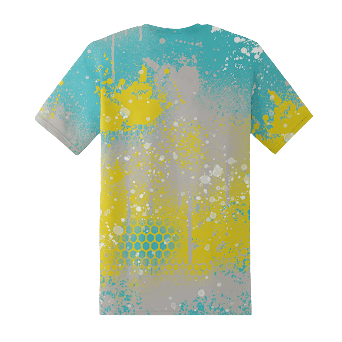 NBL-Cyan-Burst-9060-T-Shirt-Match-23-Painted-Graffiti