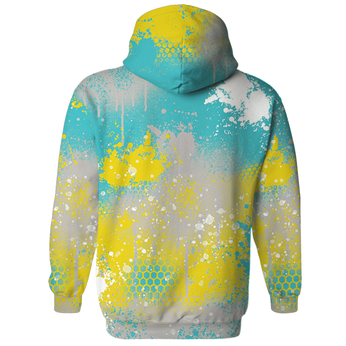 NBL-Cyan-Burst-9060-Hoodie-Match-23-Painted-Graffiti