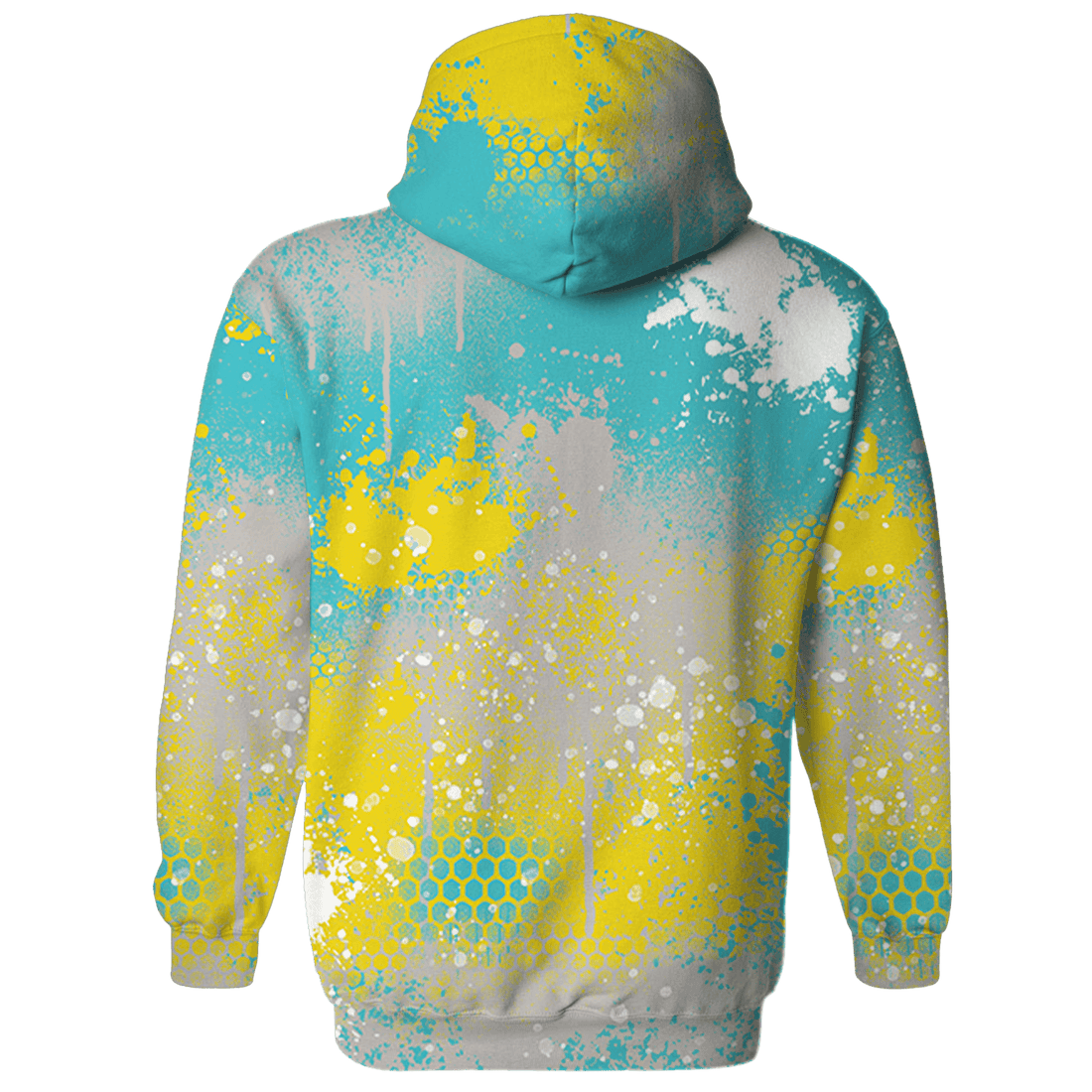 NBL-Cyan-Burst-9060-Hoodie-Match-23-Painted-Graffiti