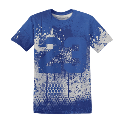 VaporMax-Game-Royal-Blue-T-Shirt-Match-23-Painted-Graffiti