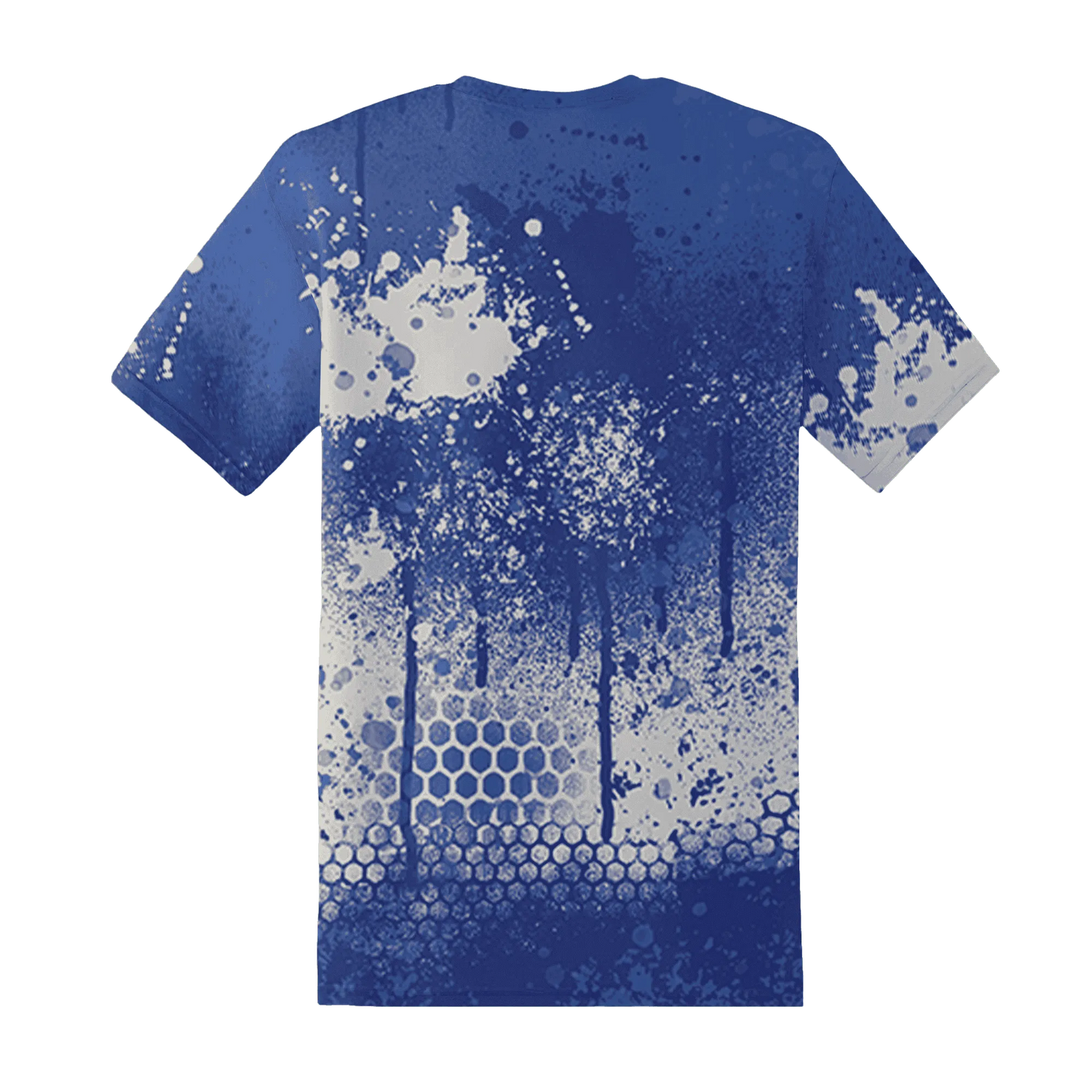 VaporMax-Game-Royal-Blue-T-Shirt-Match-23-Painted-Graffiti