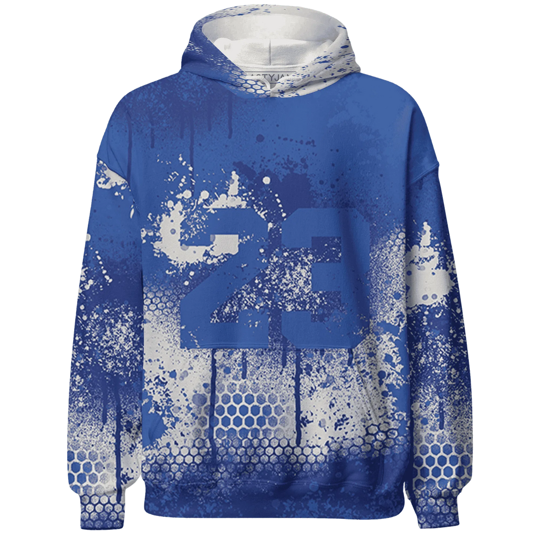 VaporMax-Game-Royal-Blue-Hoodie-Match-23-Painted-Graffiti