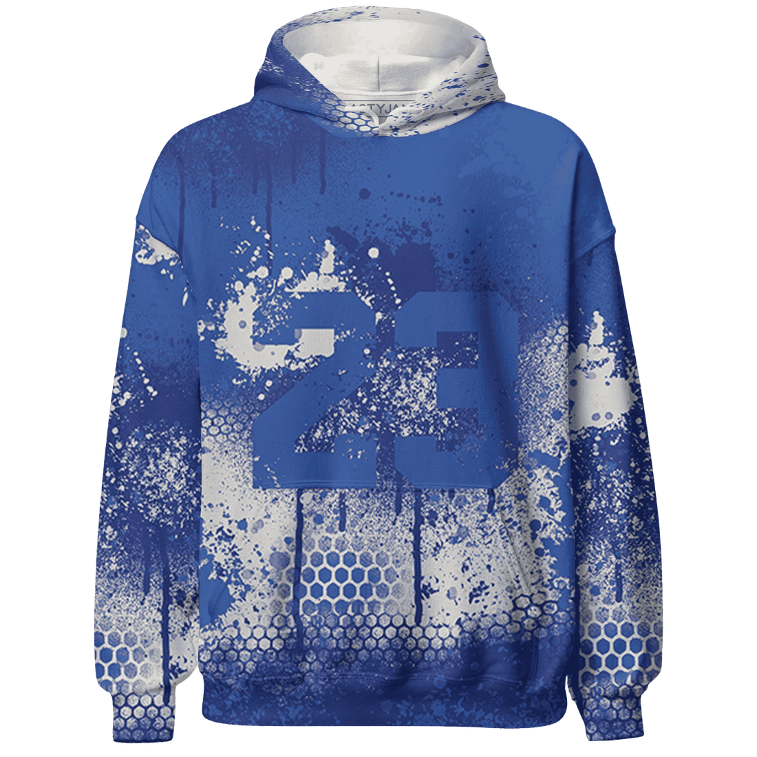 VaporMax-Game-Royal-Blue-Hoodie-Match-23-Painted-Graffiti