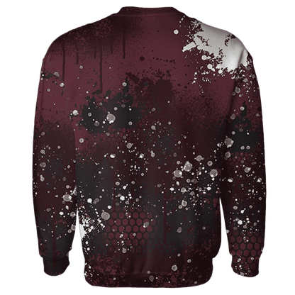 VaporMax-Night-Maron-Burgundy-Sweatshirt-Match-23-Painted-Graffiti